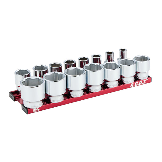 15-PC. 1/2" Drive Standard SAE R.B.R.T.™ Socket Set